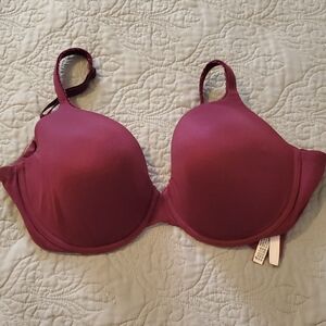 Victoria's Secret Burgandy Bra 36DDD